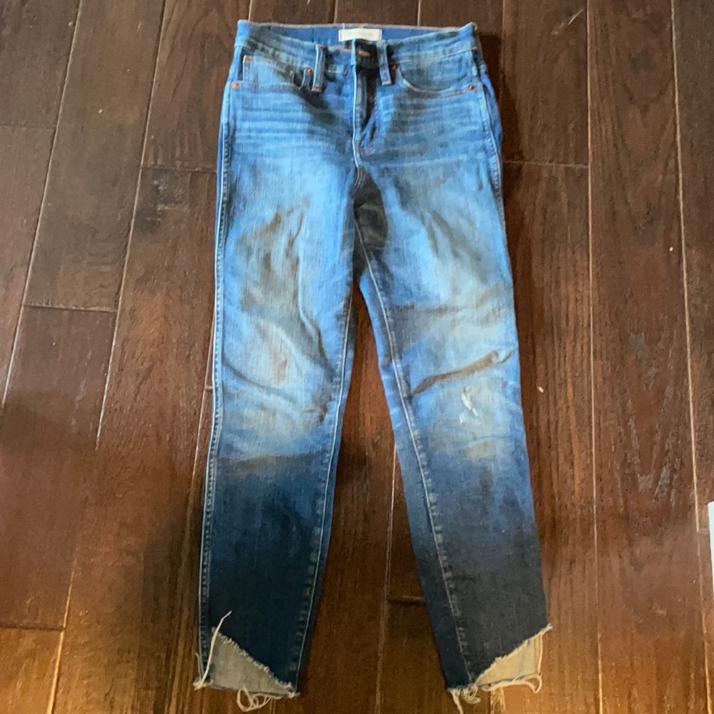 Madewell tulip hem jeans